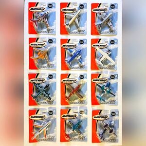 Matchbox Sky Busters 1:64 Diecast Lot of 12 (No Duplicates) 2004 - 2005